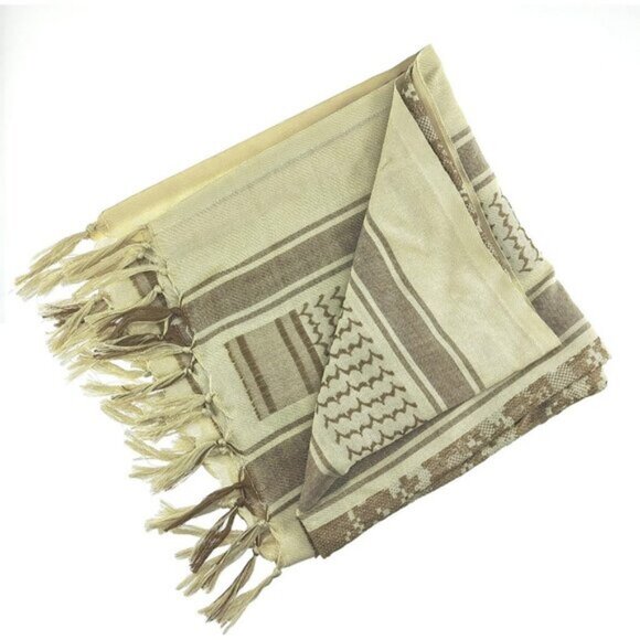 ⚡Men Black and Desert-Camo 100% Cotton Military Tactical Desert Scarf Wrap - Picture 4 of 8